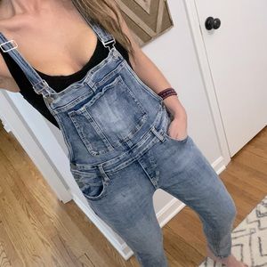 Denim overalls